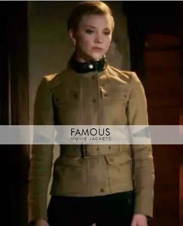 Elementary TV Series Natalie Dormer Brown Jacket