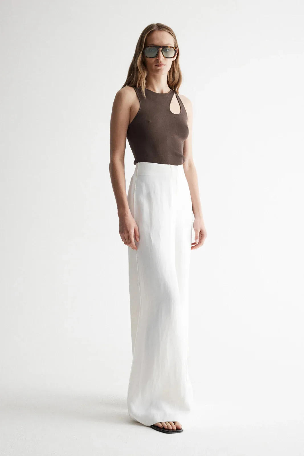 Elka Collective - Silves Knit Top (Chocolate)