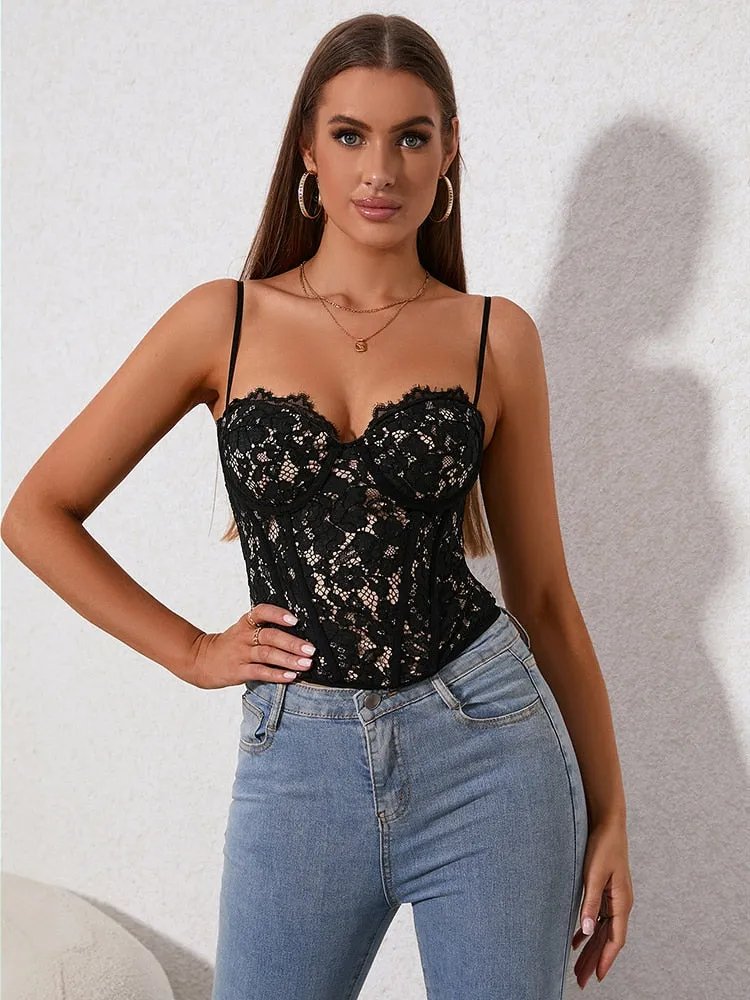 Eloise Lace Corset Top