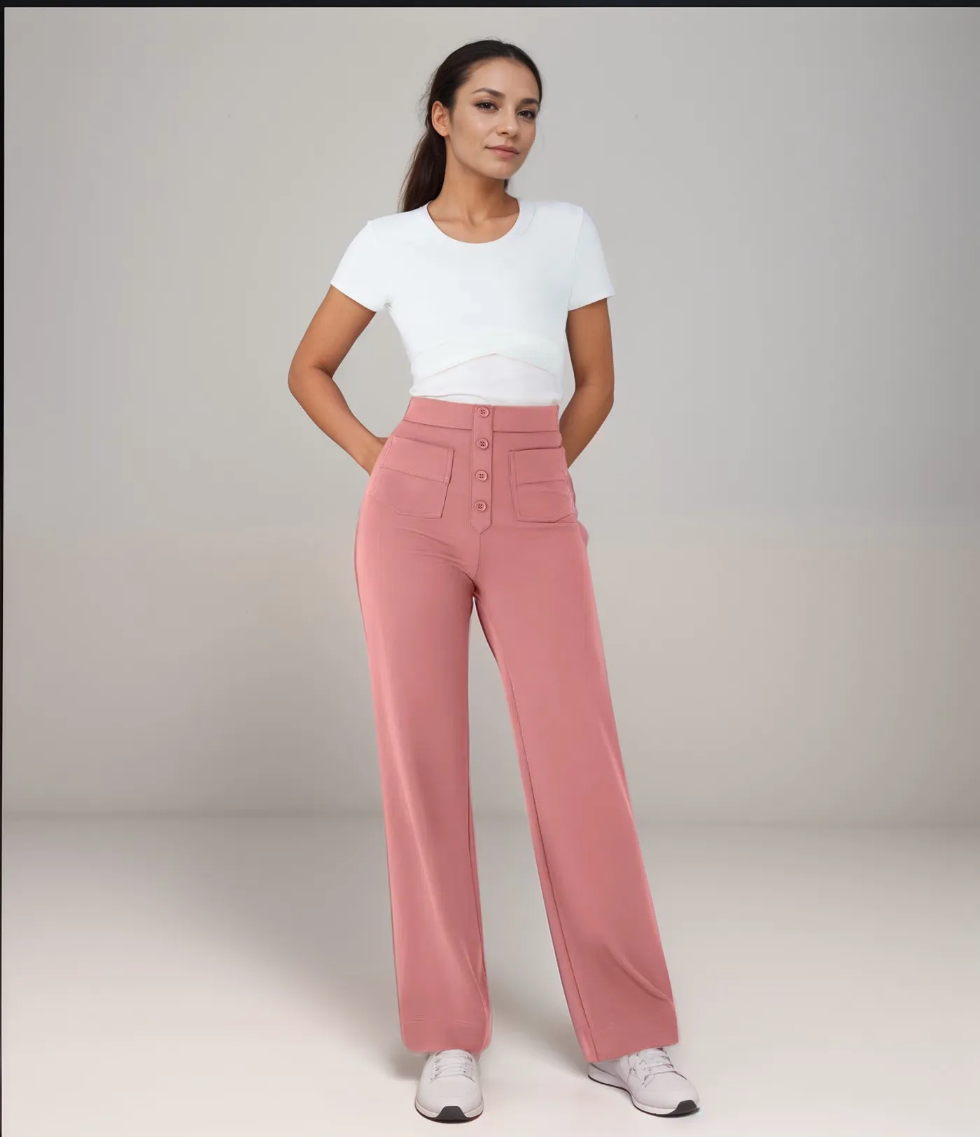 Elsa™ | High-Waisted Stretch Trousers