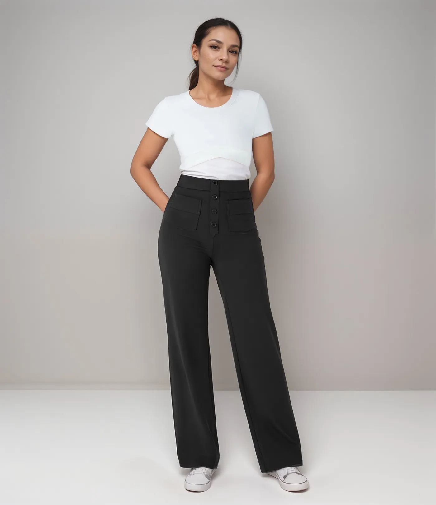 Elsa™ | High-Waisted Stretch Trousers
