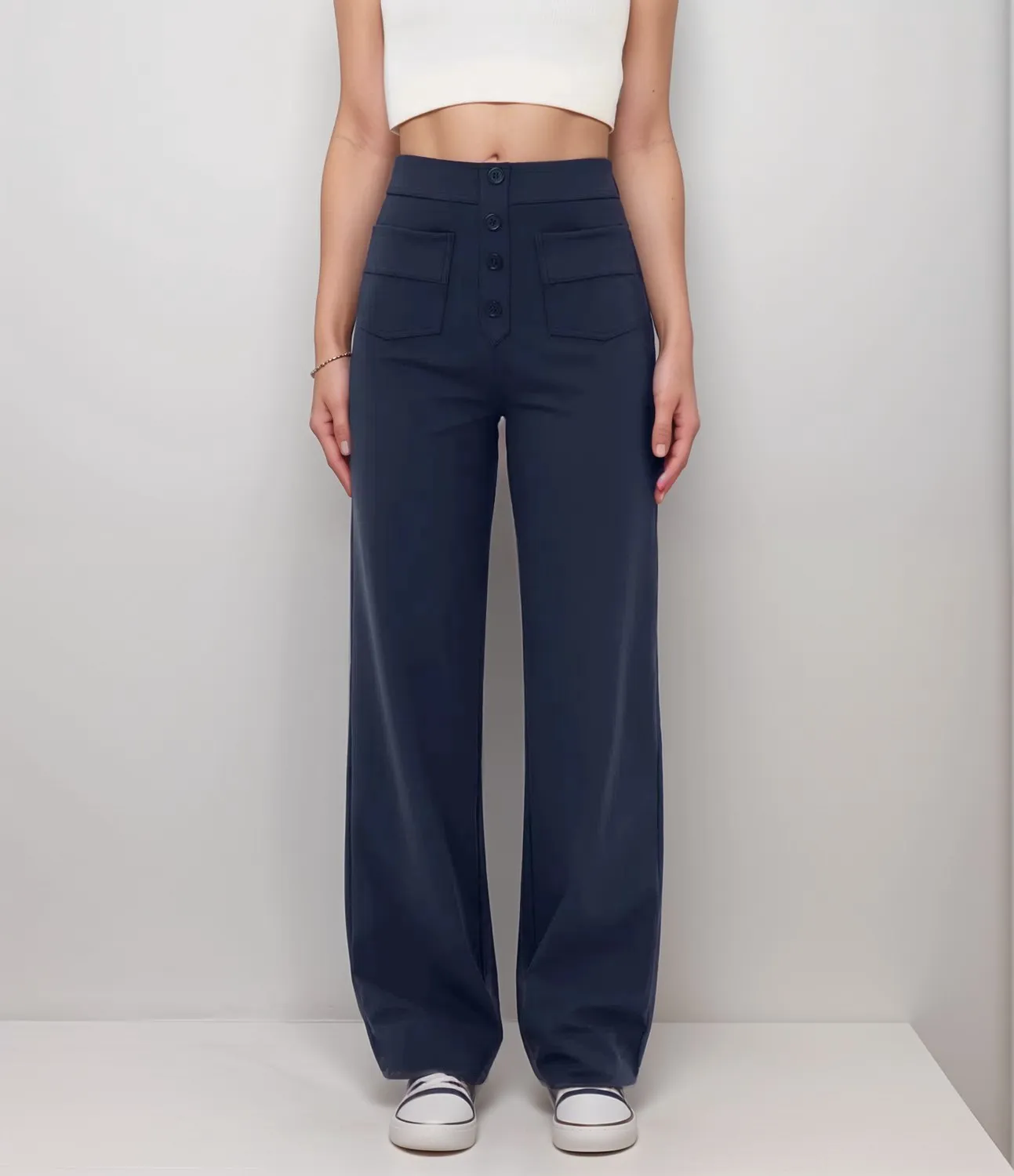 Elsa™ | High-Waisted Stretch Trousers