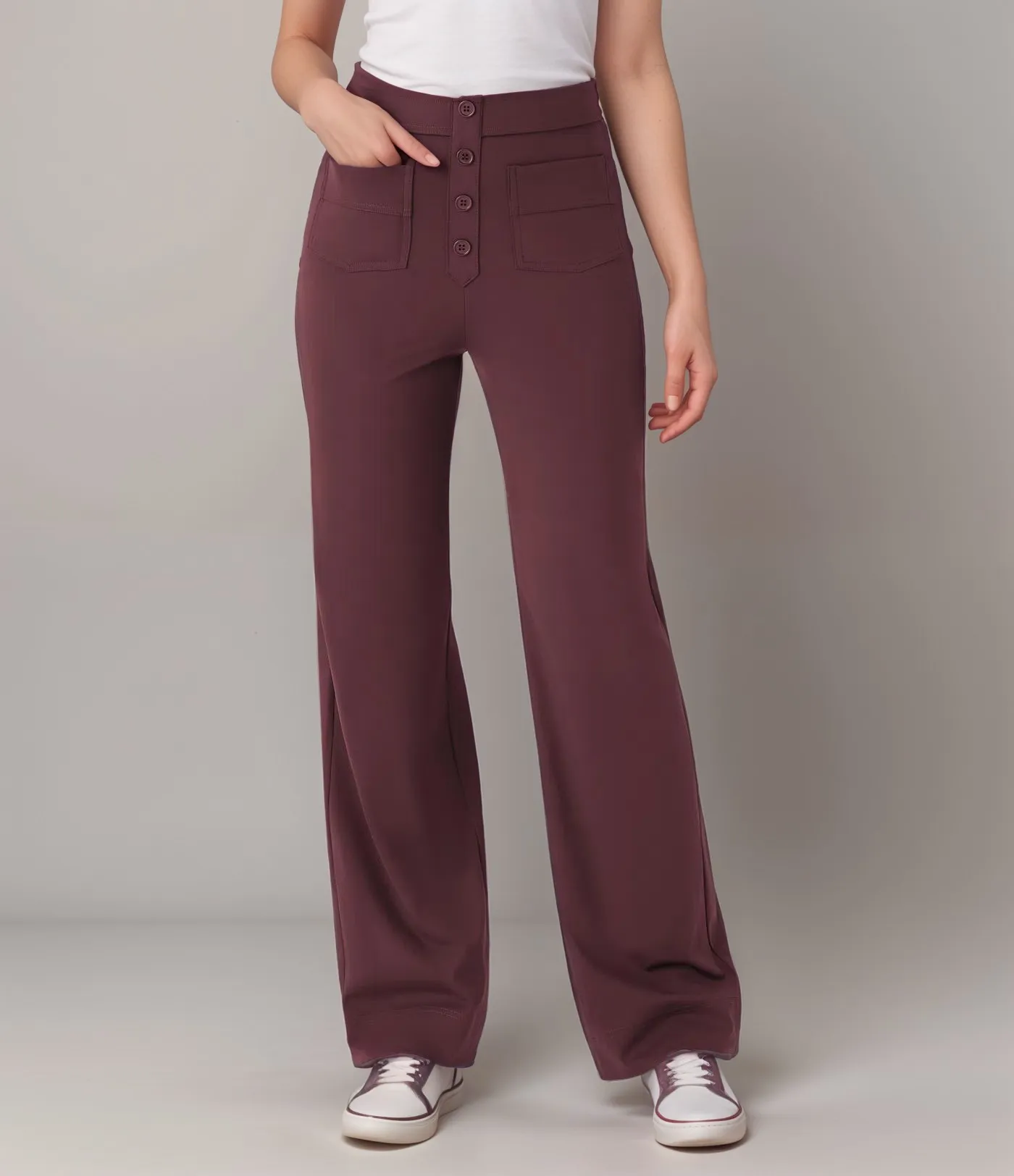 Elsa™ | High-Waisted Stretch Trousers