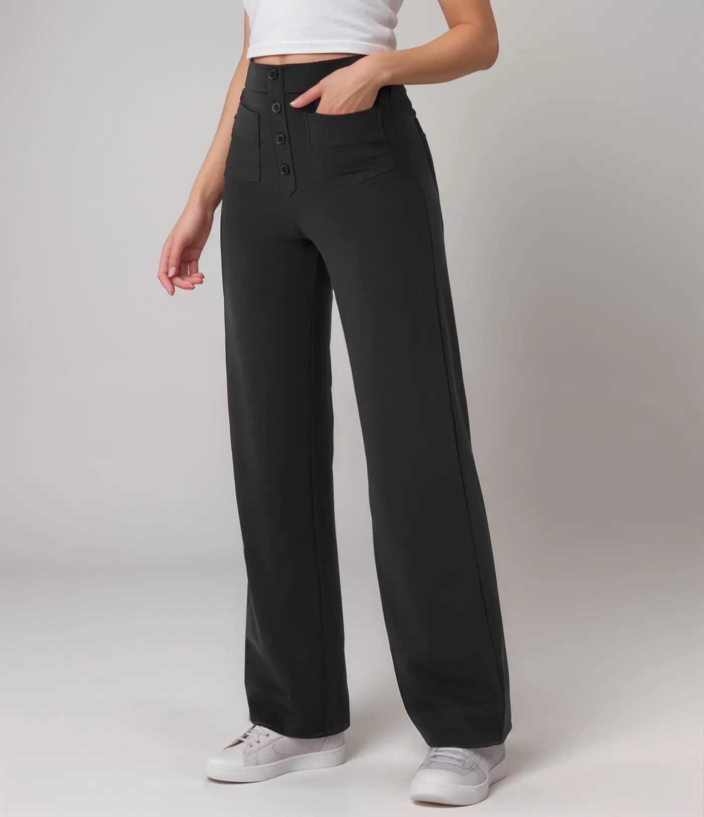 Elsa™ | High-Waisted Stretch Trousers