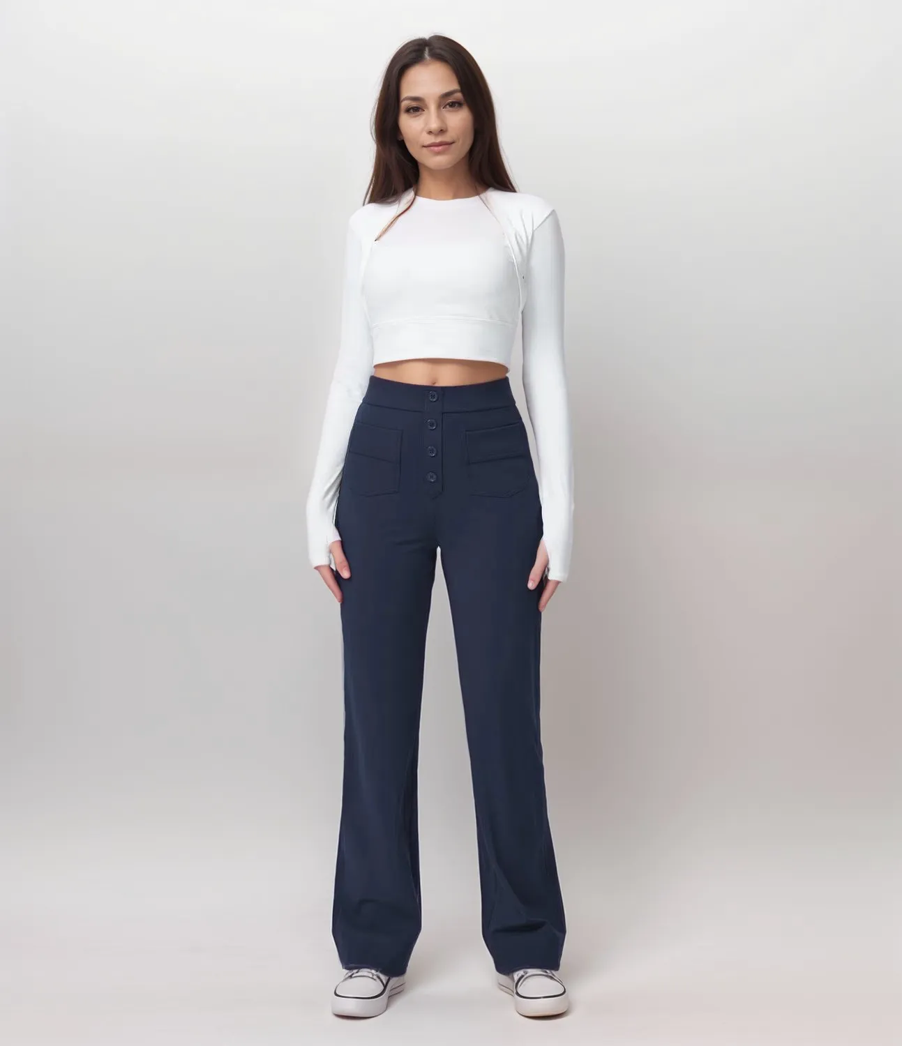Elsa™ | High-Waisted Stretch Trousers