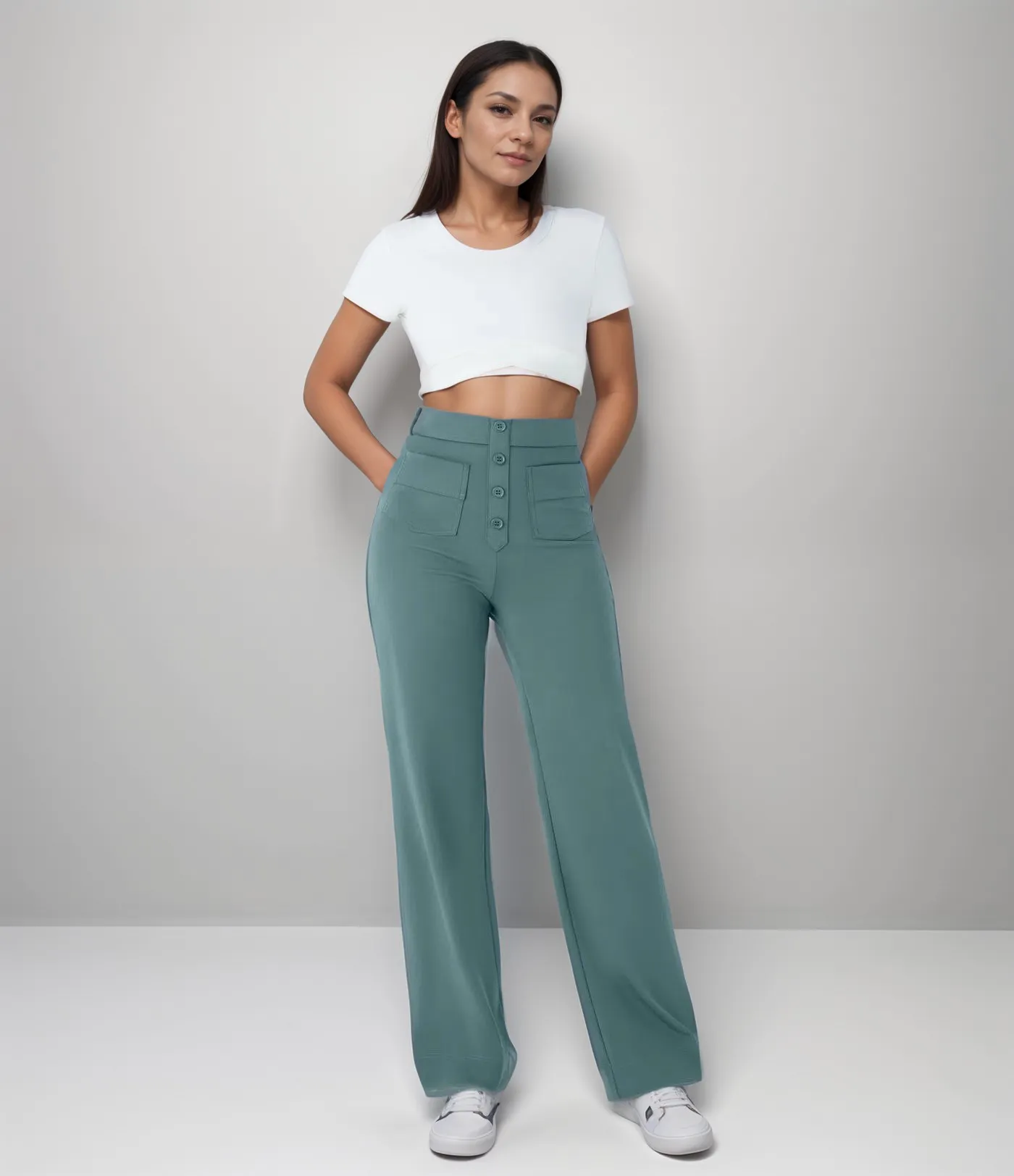 Elsa™ | High-Waisted Stretch Trousers