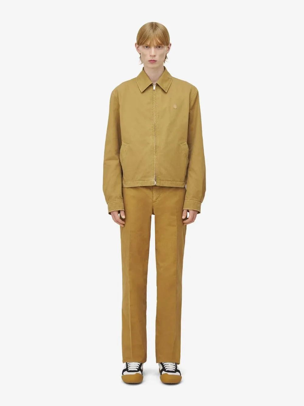 Embroidered Skull Sand Blouson