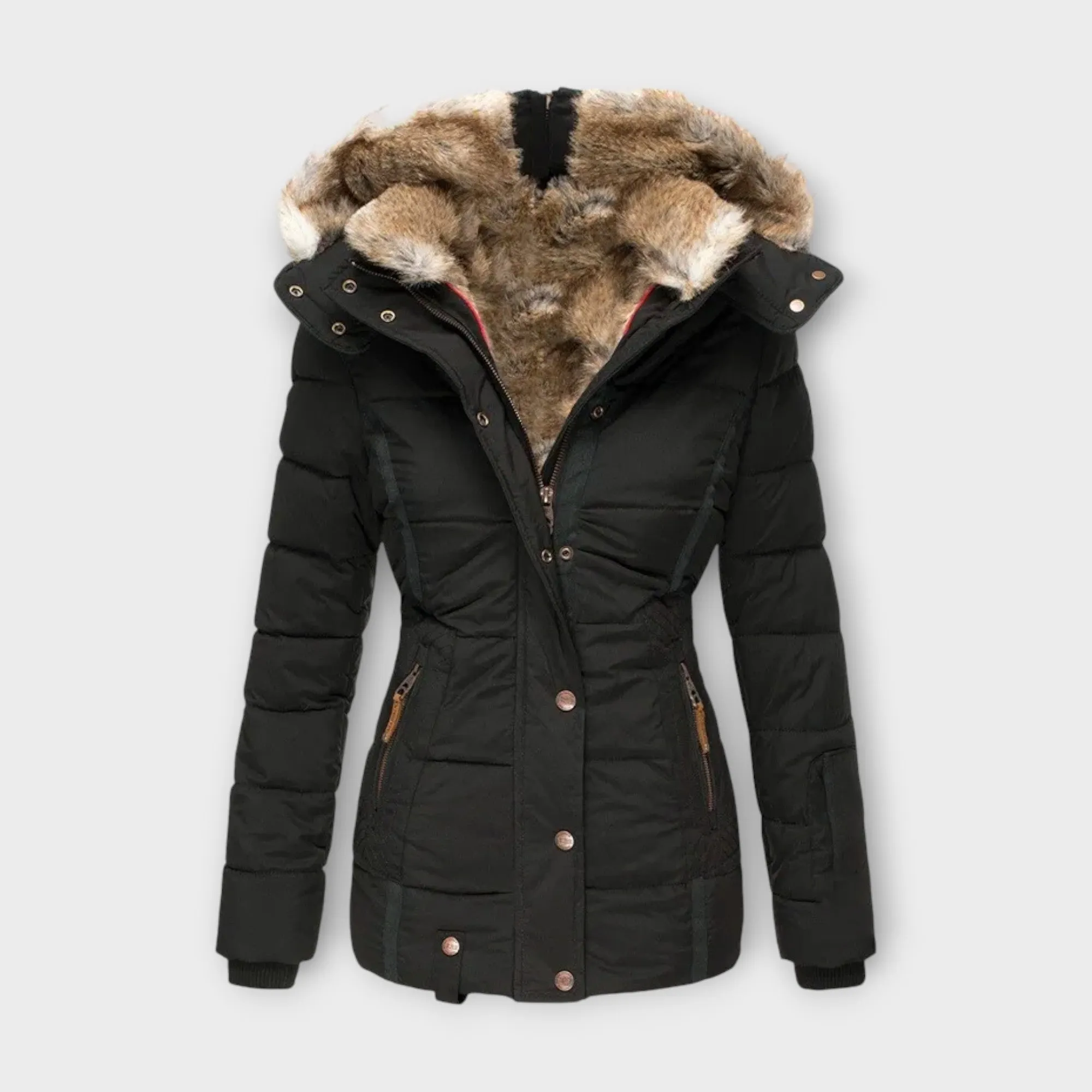Emina - Cozy Jacket With Fur Lining