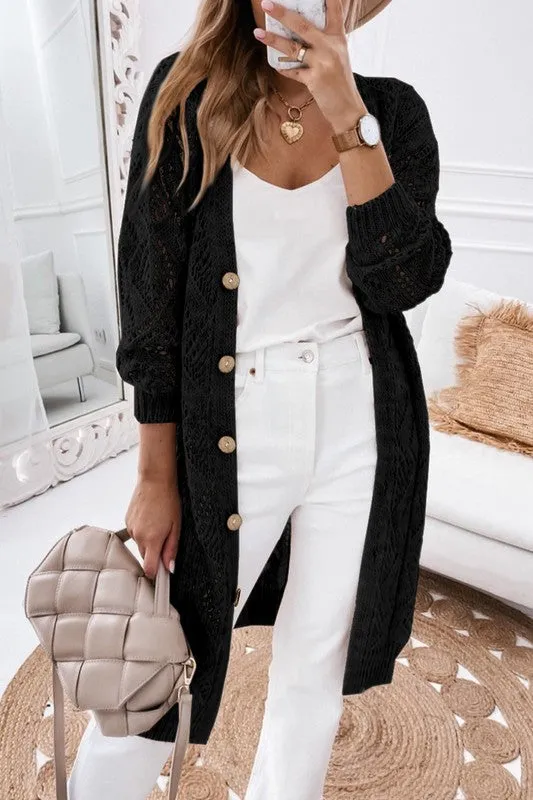 Eyes For You Sweater Cardigan