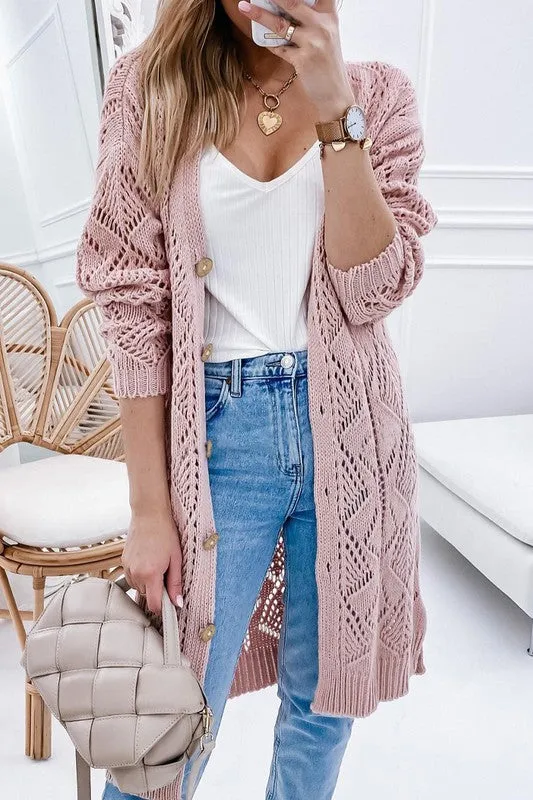 Eyes For You Sweater Cardigan