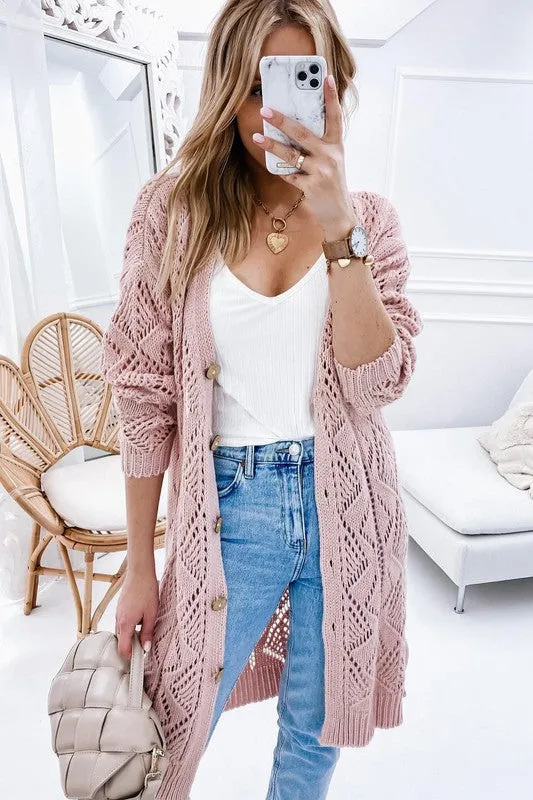 Eyes For You Sweater Cardigan