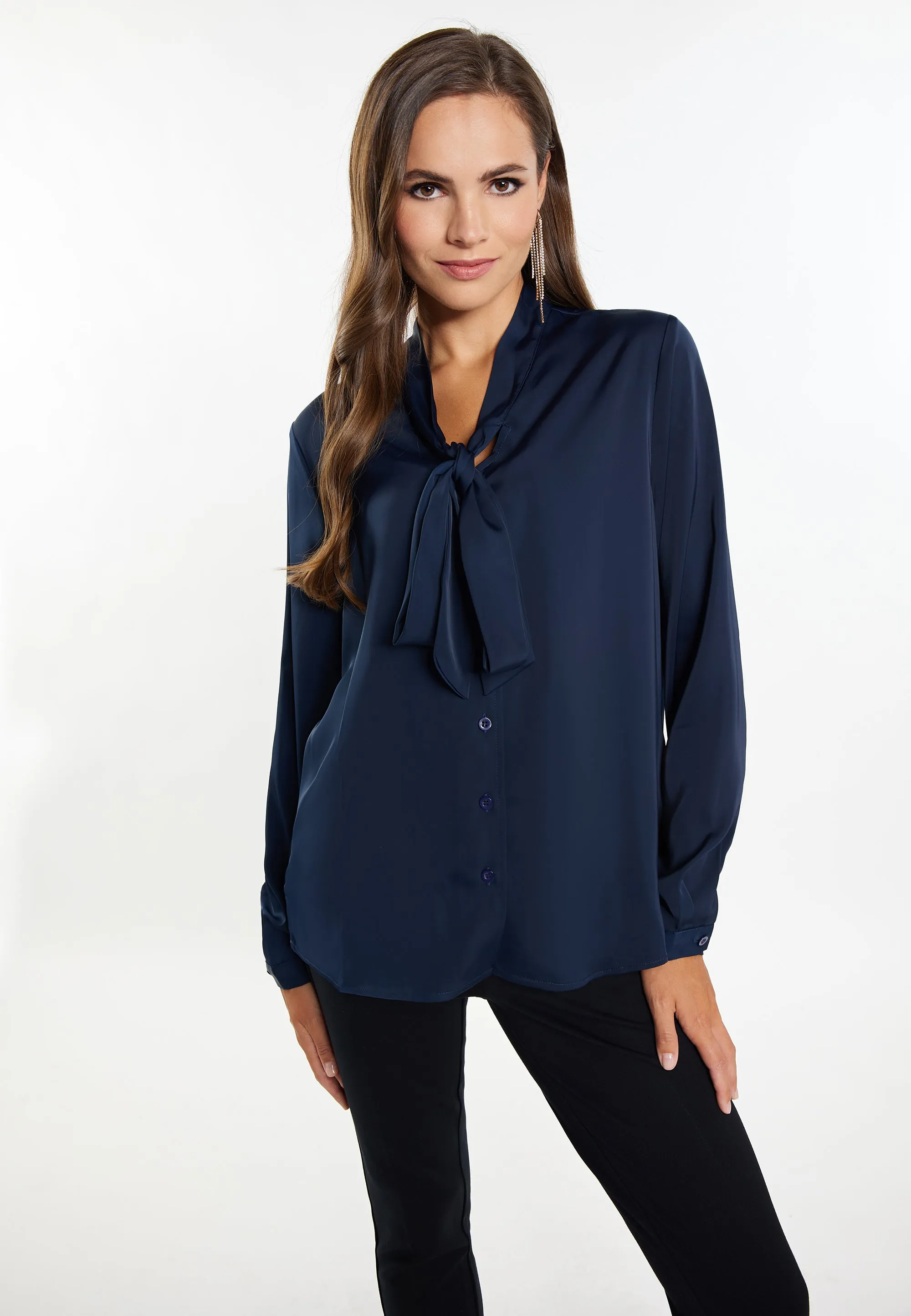 faina Women's Tie-Neck Blouse