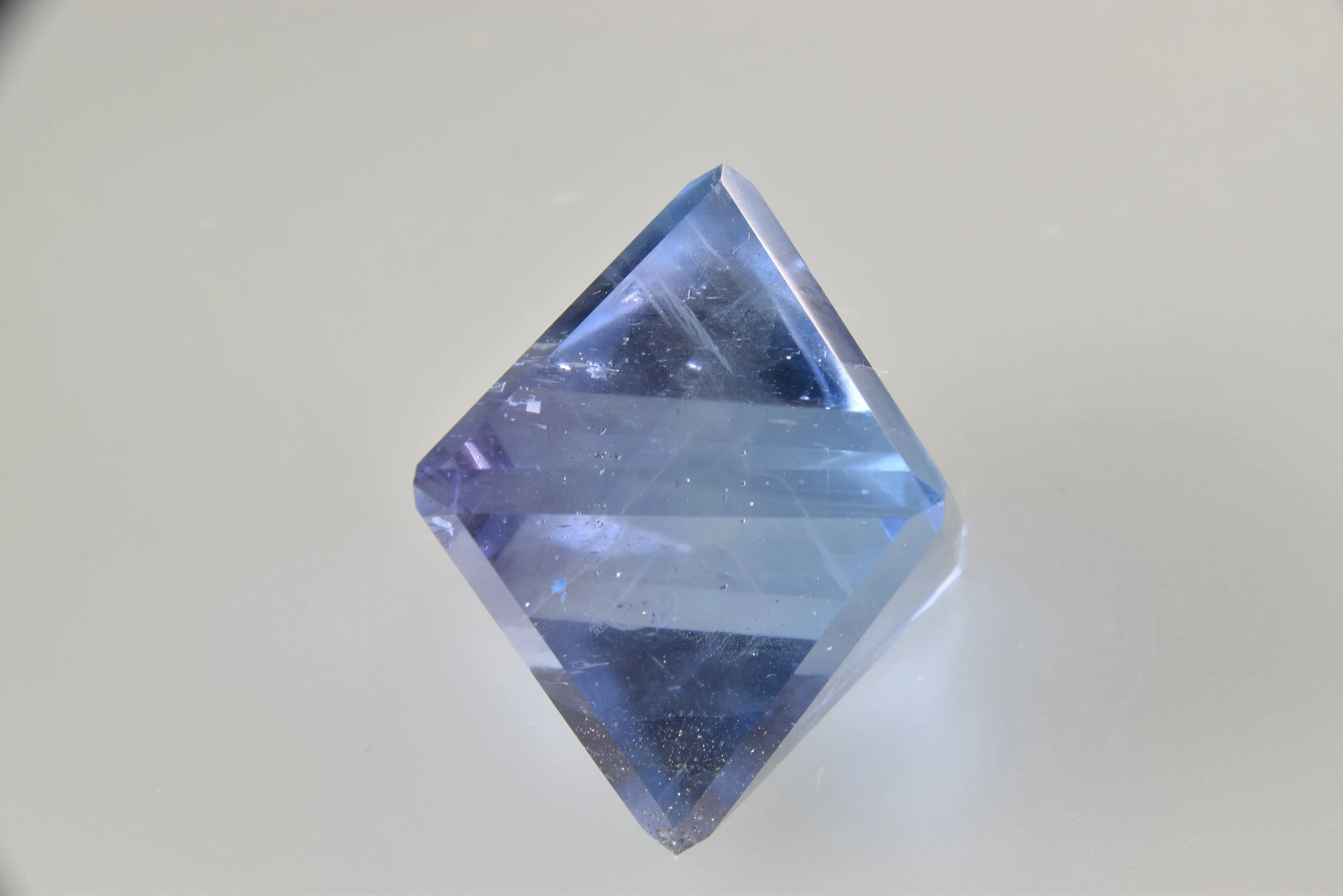 Fluorite, Denton Mine, Harris Creek District, Southern Illinois 2.6 cm on edge $185. 10/19