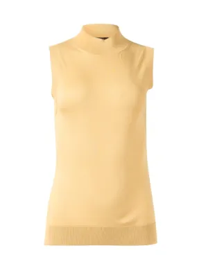 Fomila Yellow Silk Top