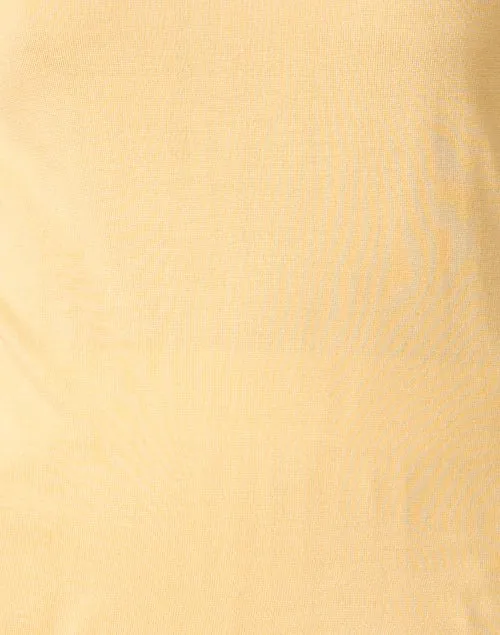 Fomila Yellow Silk Top