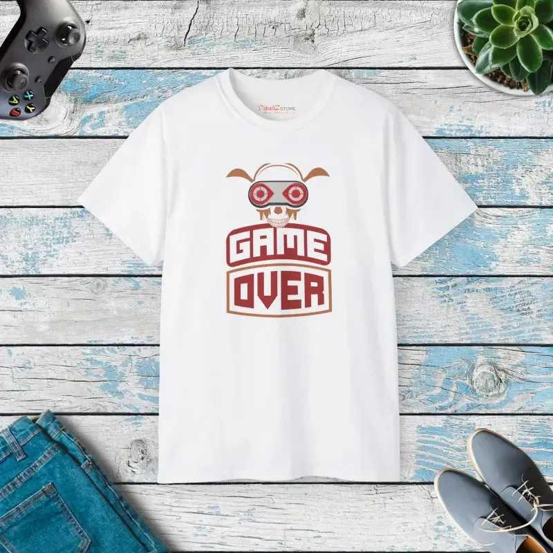 Game Over Unisex Ultra Cotton Tee for Style and Comfort