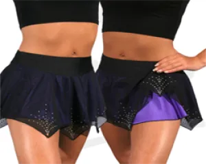 Gees Handkerchief Skirt - Purple 22" - 26"