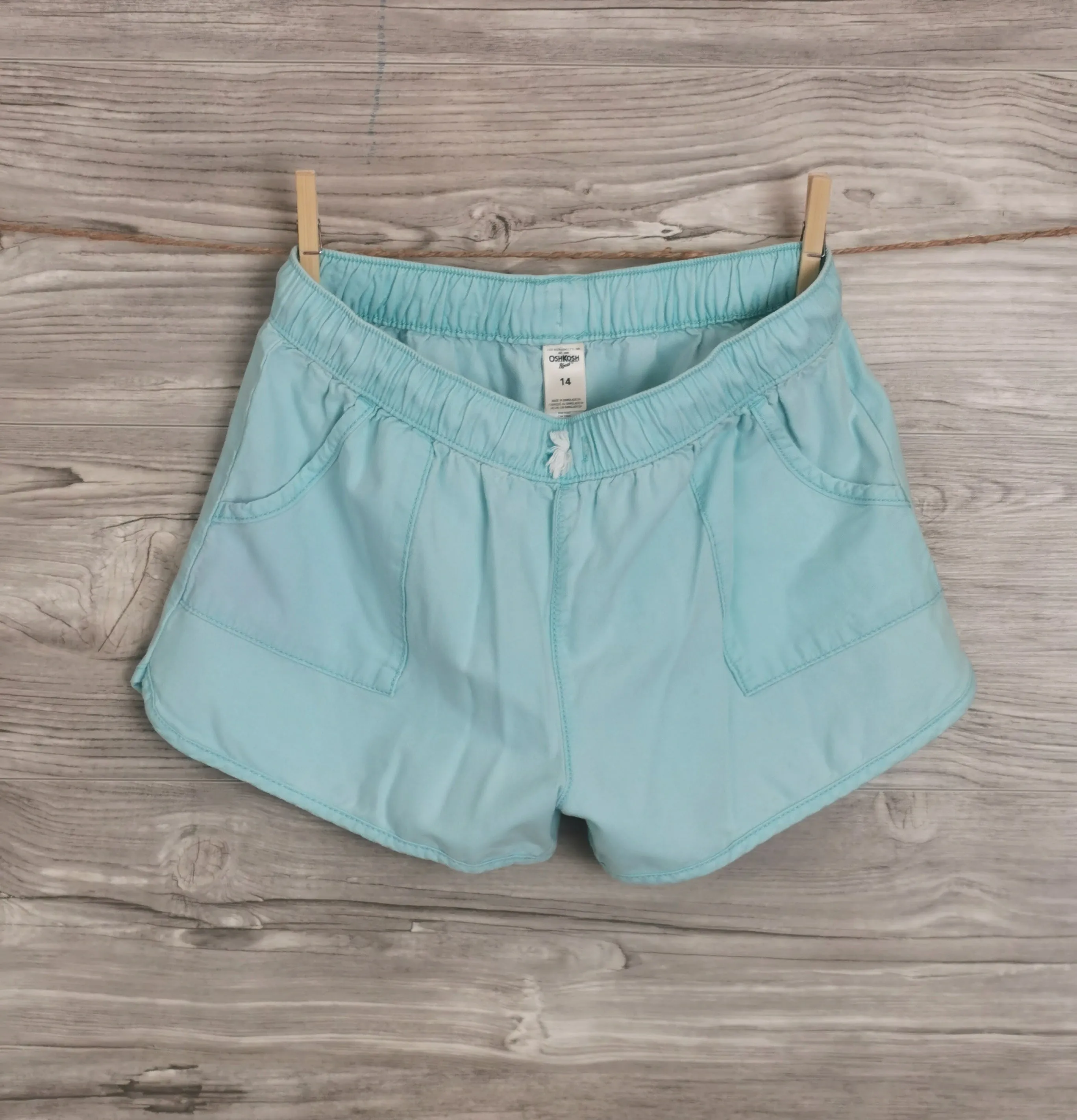 GIRL SIZE 14 YEARS - OSHKOSH & CHILDREN'S PLACE, 2 Pack Casual Shorts VGUC B15