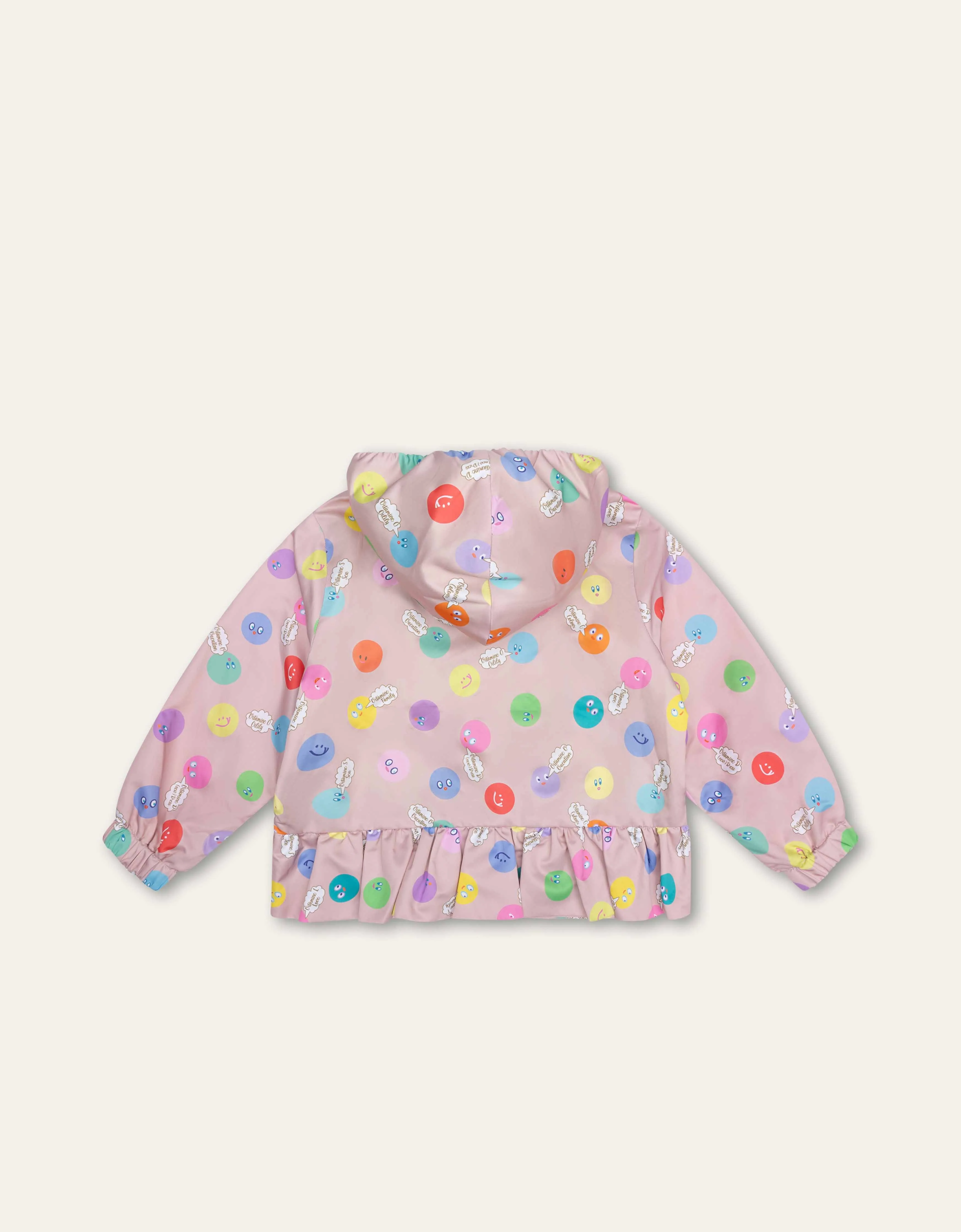 Girls Pink Crystal Jacket