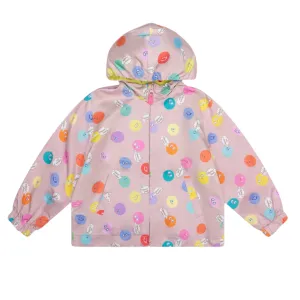 Girls Pink Crystal Jacket