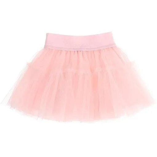 Girls Pink Tulle Skirt