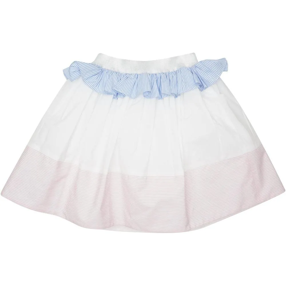 Girls White Princess Skirt
