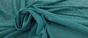 Glitter Knit Chiffon Lagoon
