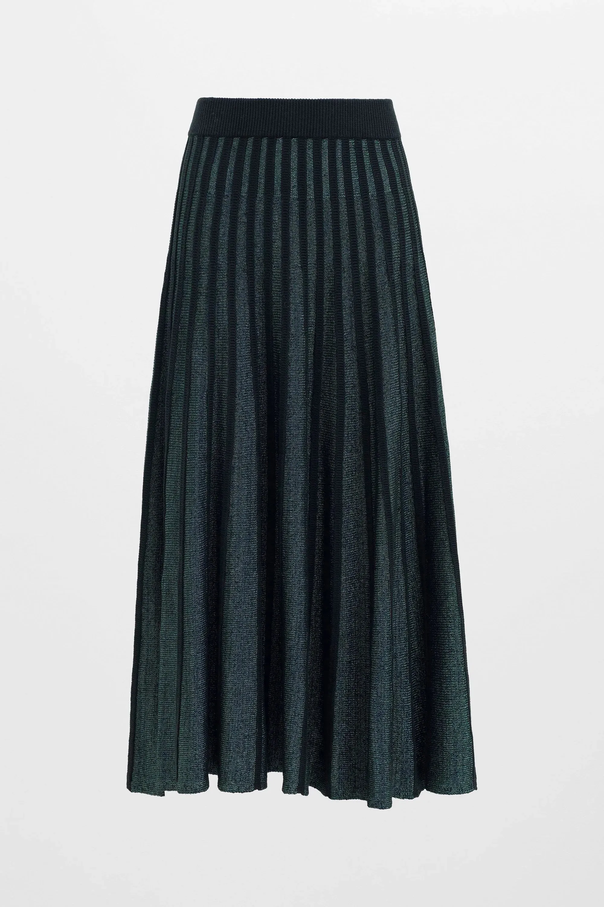 Glittra Metallic Skirt - Teal Metallic