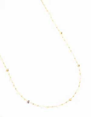 Gold Plated Semi Precious Stone Waist Chain