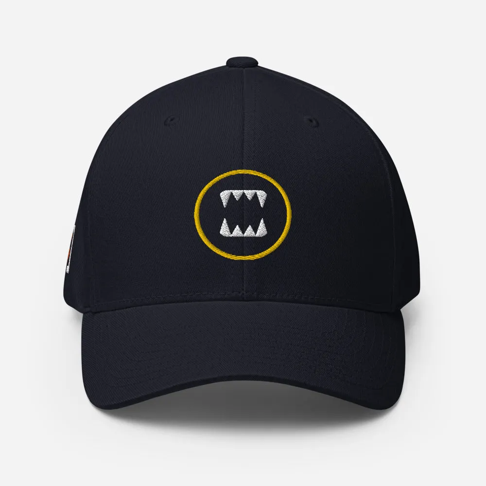 Gold Ring Teeth Icon Structured Twill Cap