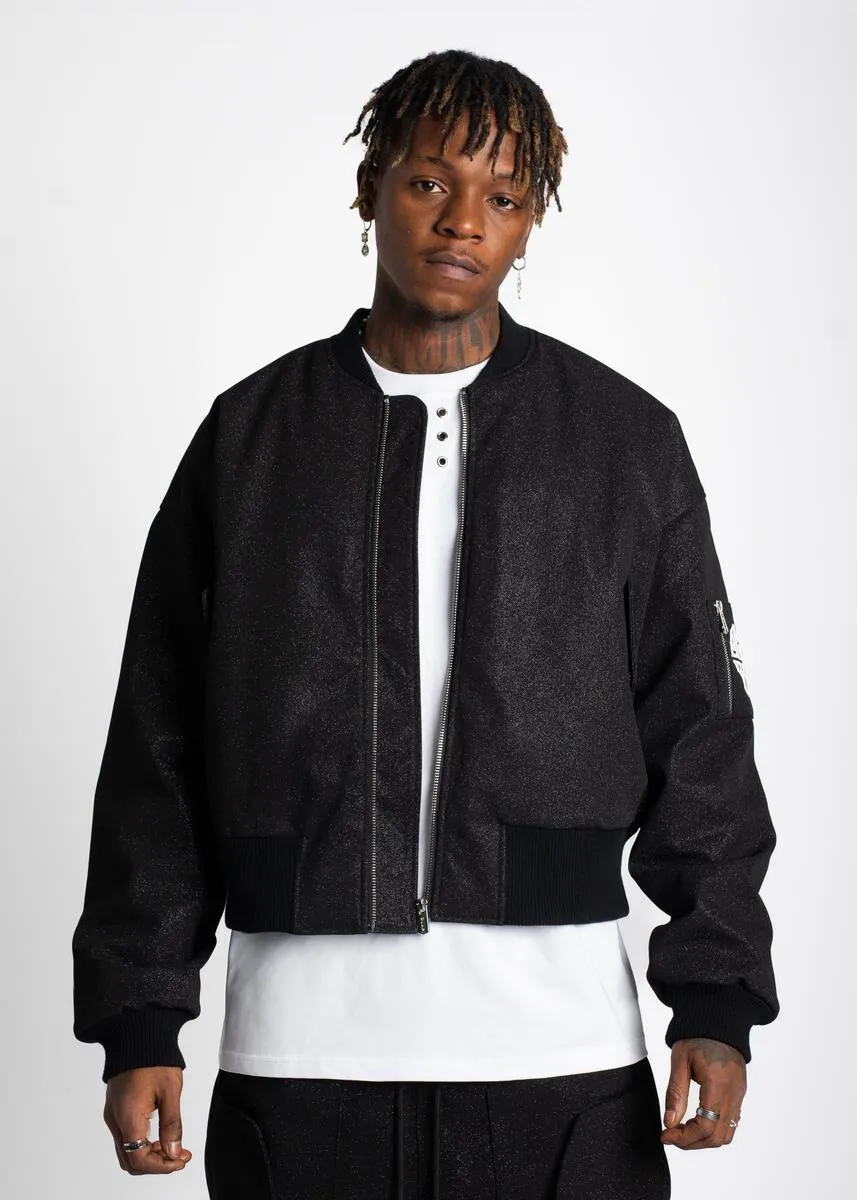 GUAPI Starry Sky Flight Jacket (Black)