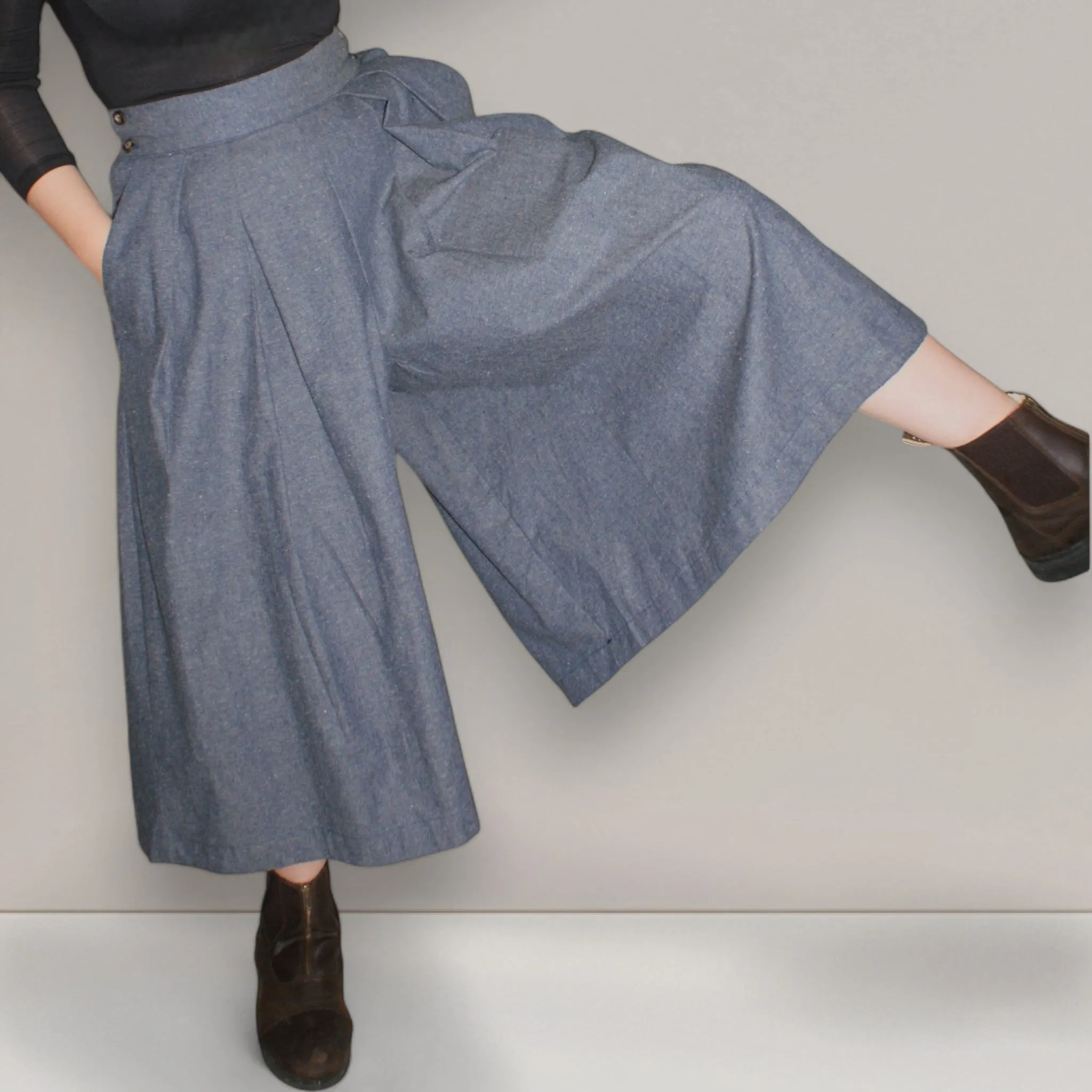 Hakama trouser-skirt (ready to ship)