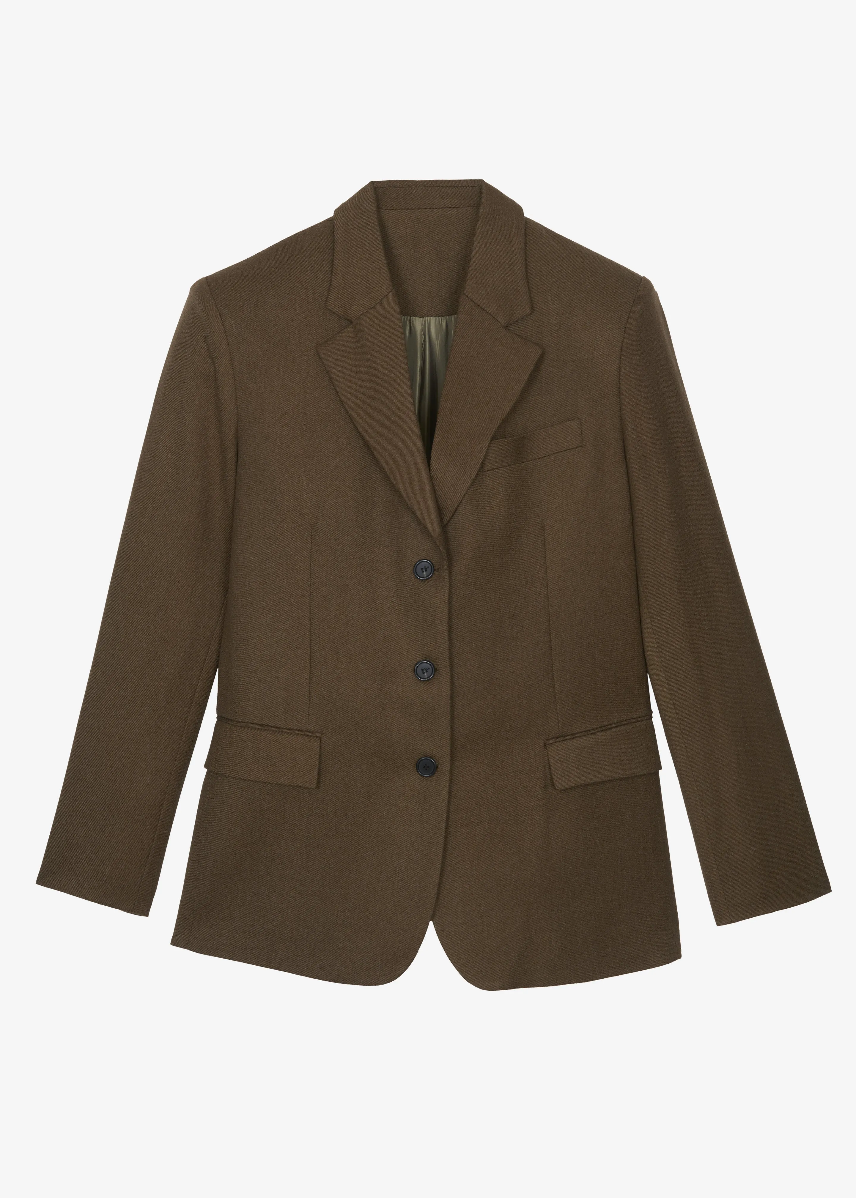 Halser Oversized Blazer - Brown
