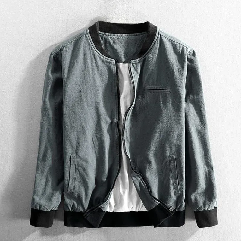 Hamilton Linen Bomber Jacket