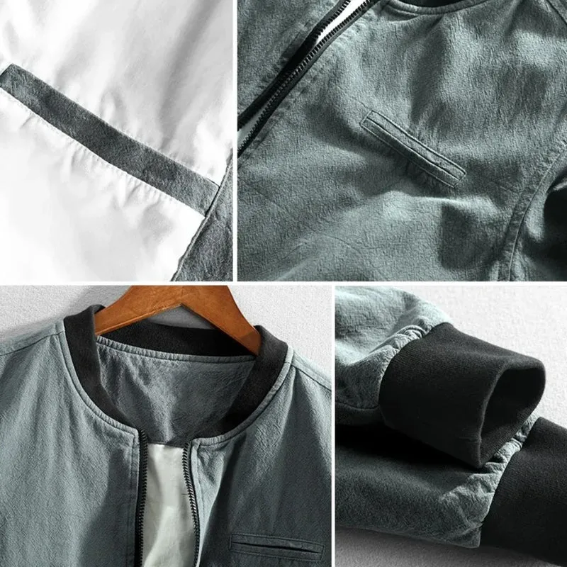 Hamilton Linen Bomber Jacket