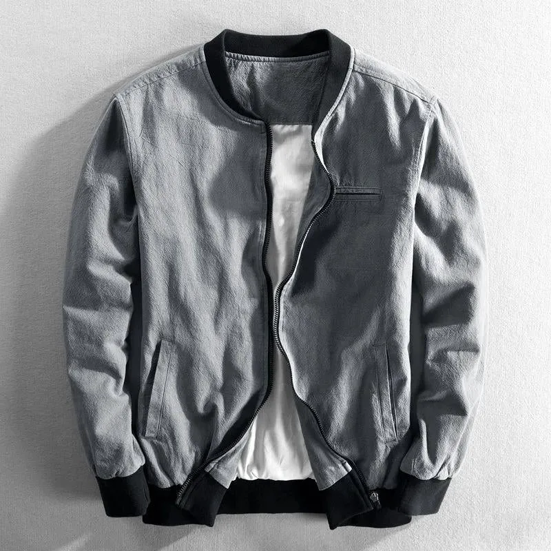 Hamilton Linen Bomber Jacket