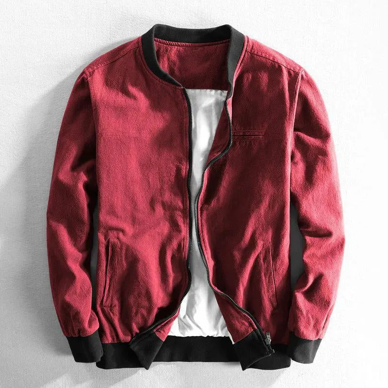 Hamilton Linen Bomber Jacket
