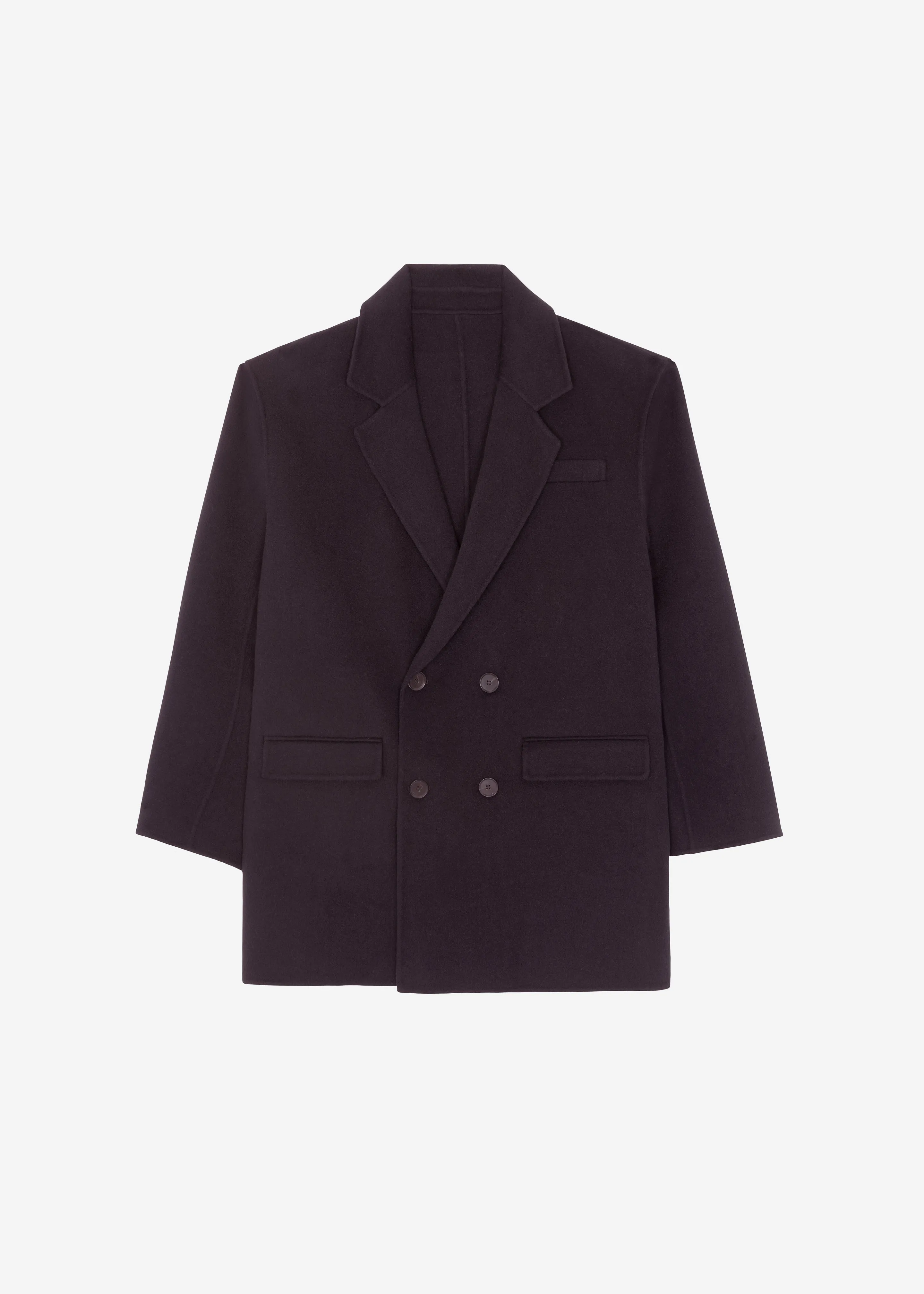 Harry Wool Blazer - Dark Plum