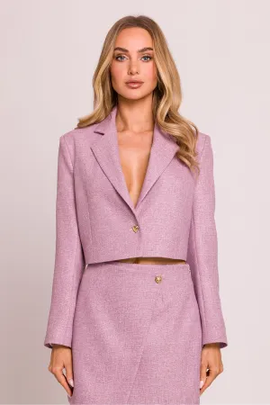 Heart Button Elegant Blazer