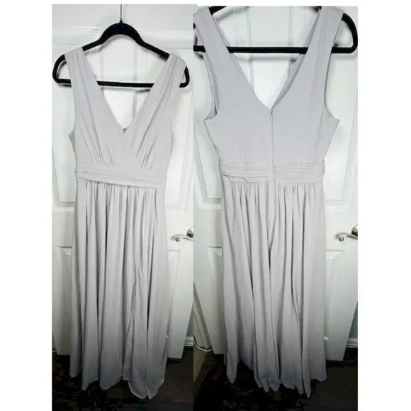 Heavenly Hues Light Gray Maxi Dress Size Medium by Lulu's NWOT