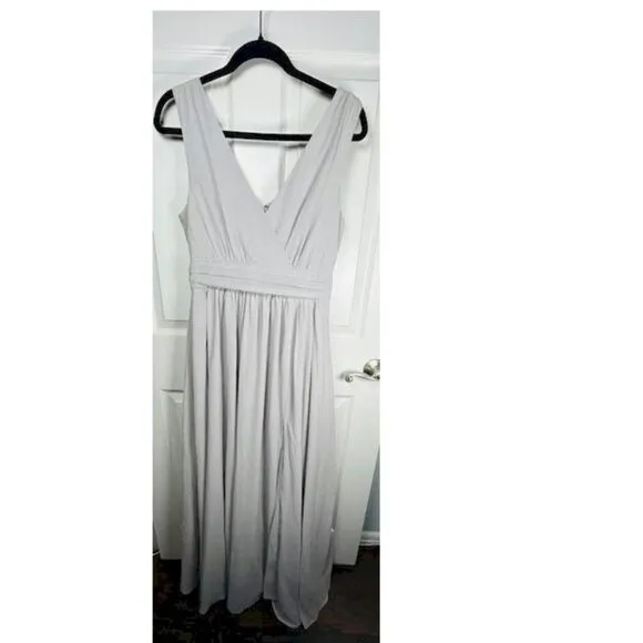 Heavenly Hues Light Gray Maxi Dress Size Medium by Lulu's NWOT