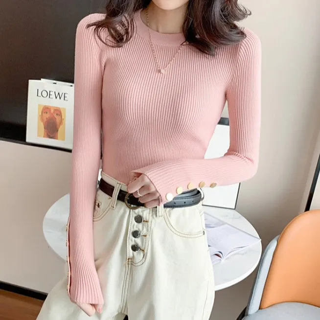 High Neck Pink Top