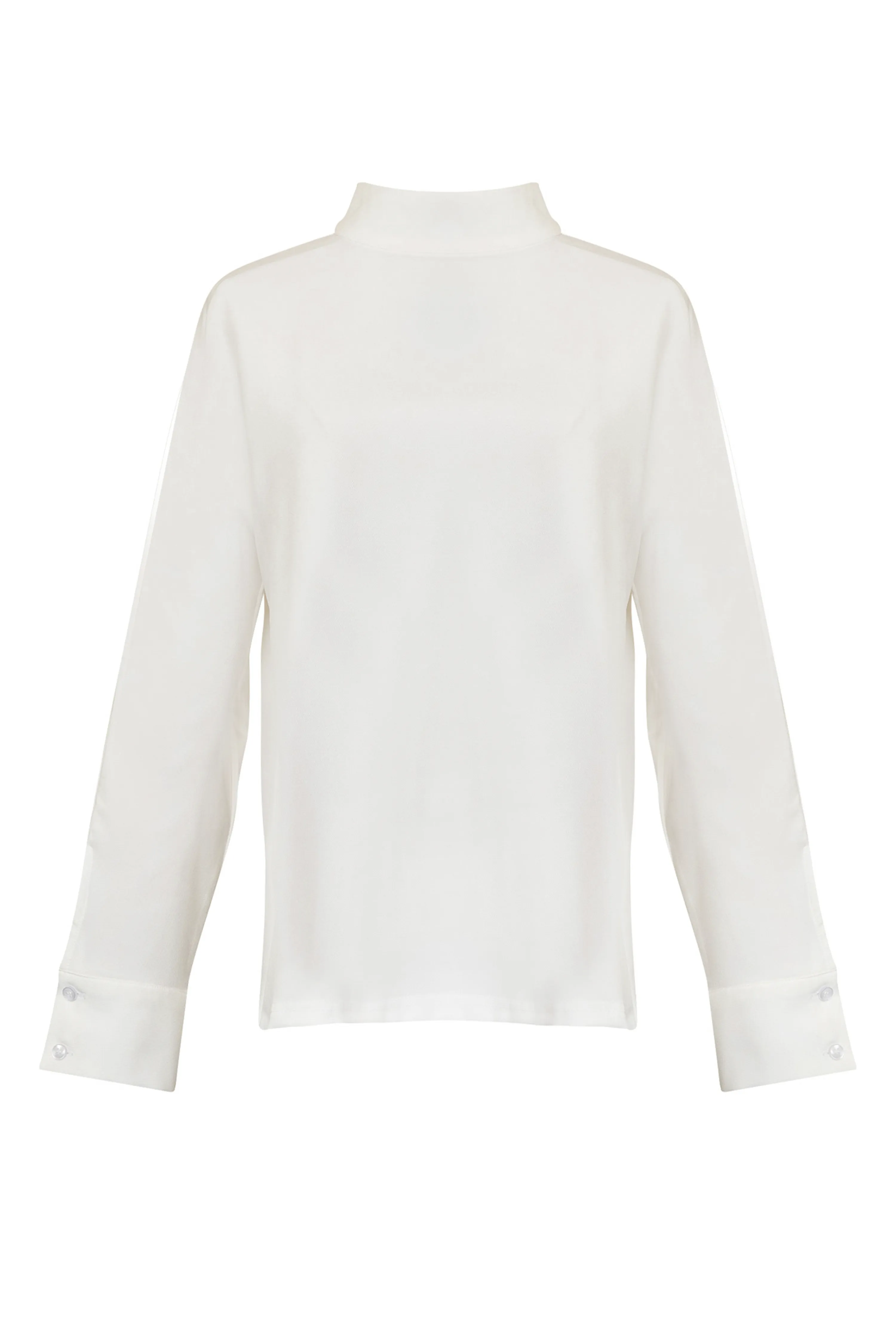 High-Neck Short Blouse
