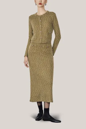 HOBB • Savannah Straight Jewel Neck Cotton Jacket