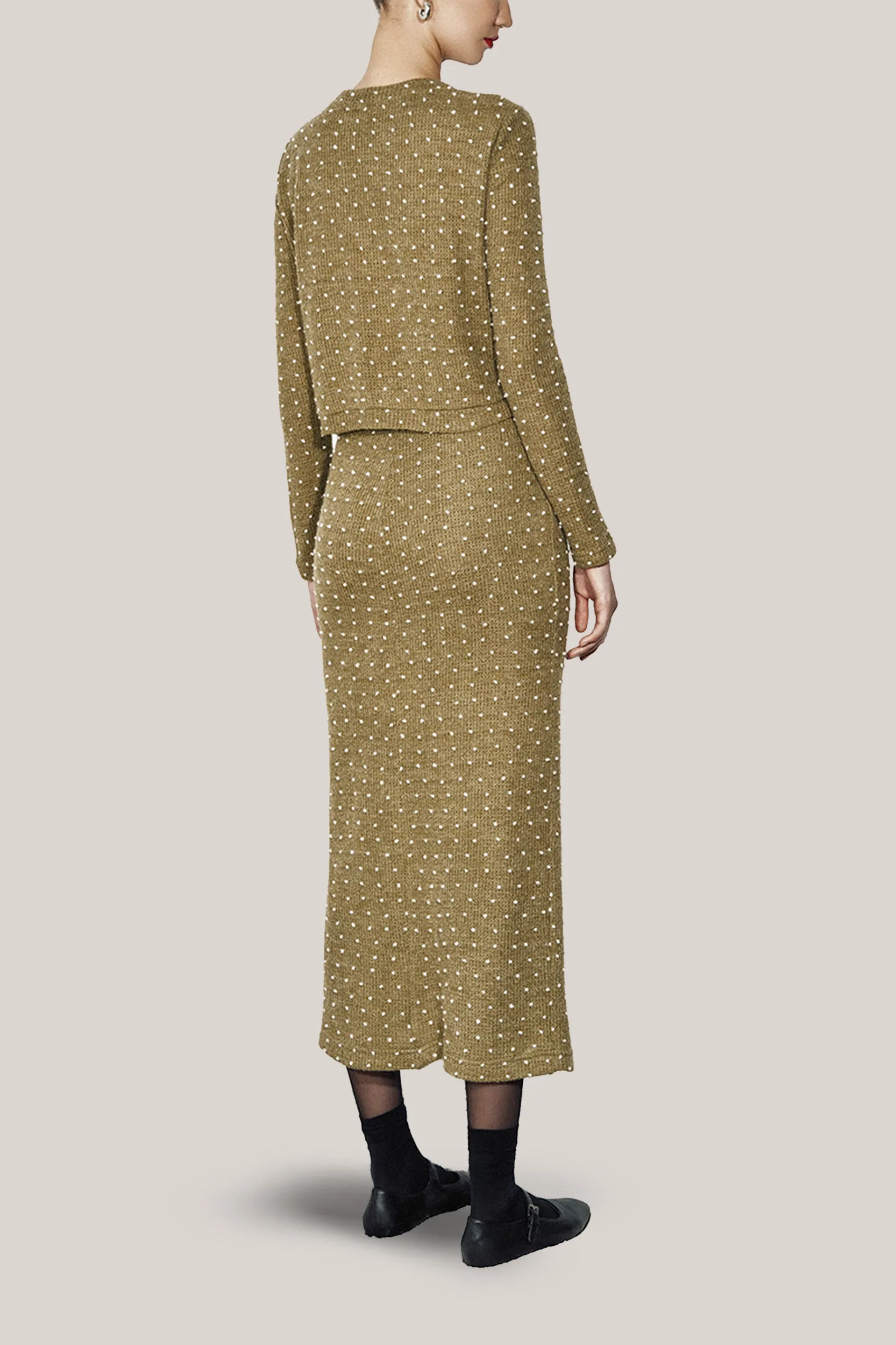 HOBB • Savannah Straight Jewel Neck Cotton Jacket