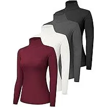 [Hu Ke Recommend] Women's Undershirt with Half Turtleneck under Banana Fall and Winter New Arrival