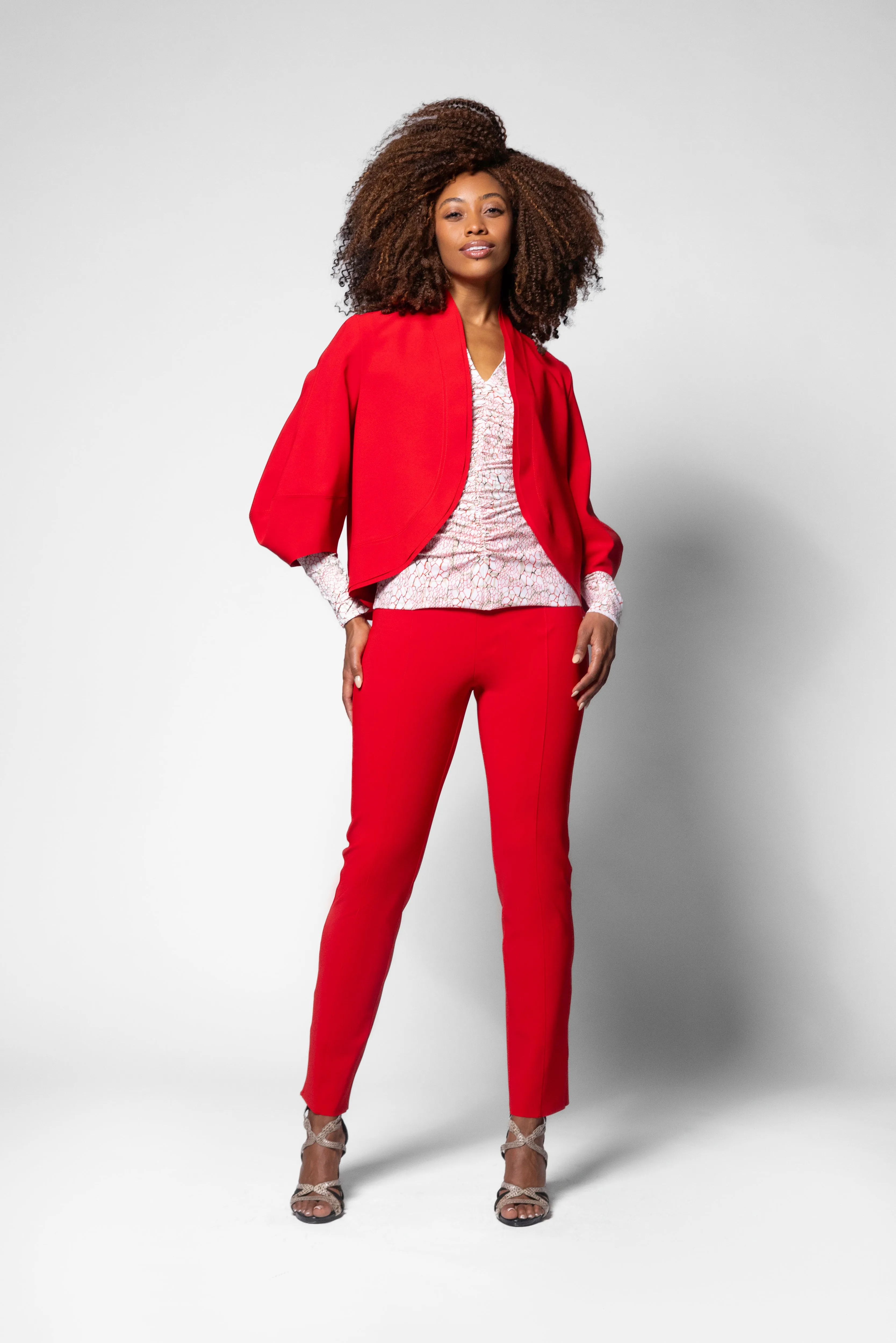 Indira Jacket - Cherry