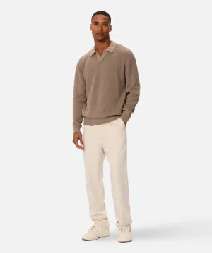 INDUSTRIE - The New England Polo Knit - Walnut