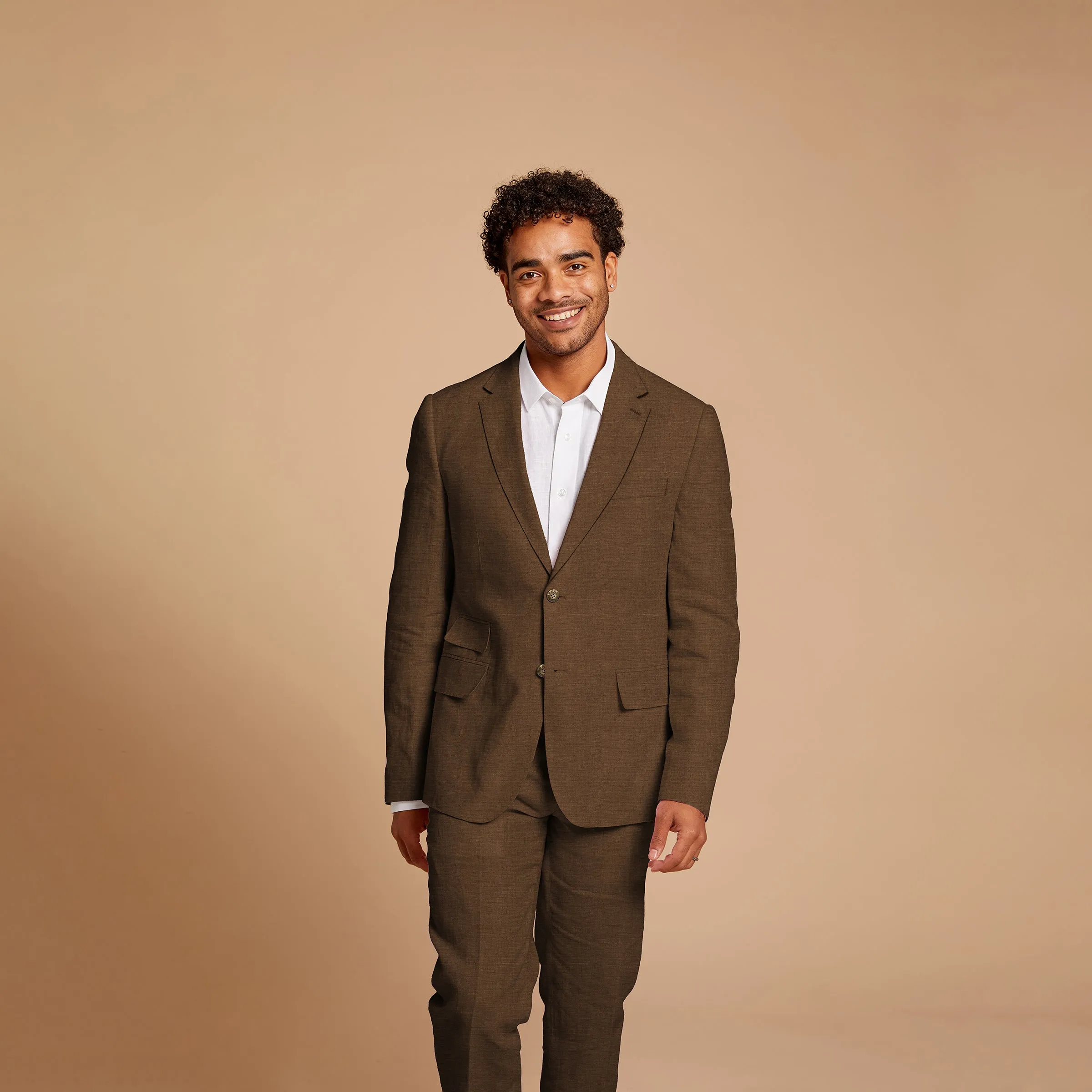 Inserch Slim Fit 100% Linen Blazer – Lightweight Summer Jacket