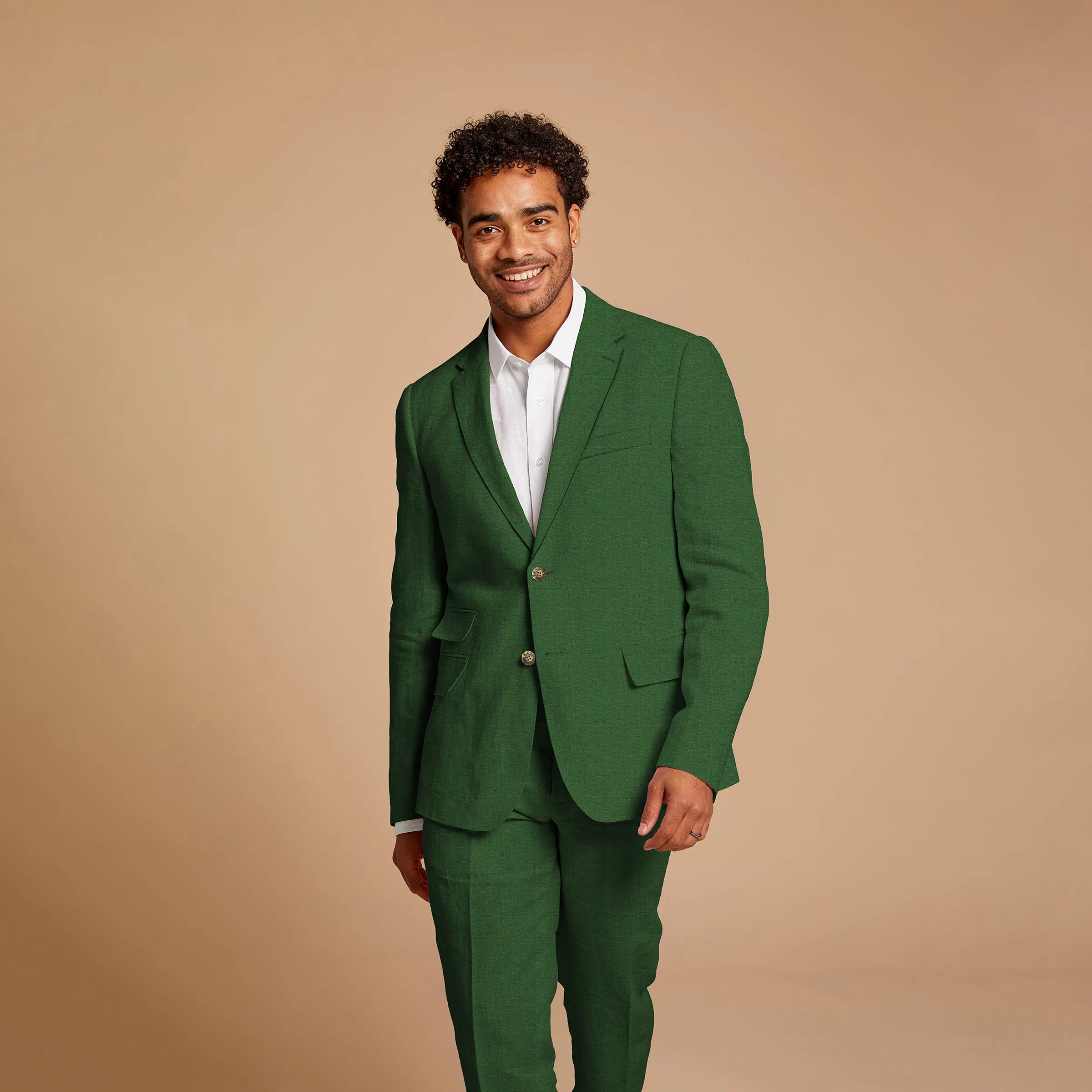 Inserch Slim Fit 100% Linen Blazer – Lightweight Summer Jacket
